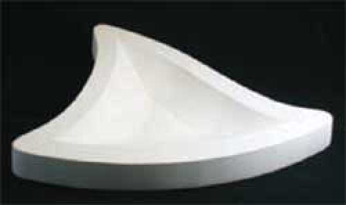 Slumping mold for glass bowls,triangle,ca. 40 x 50 cm,height ca. 5 cm
