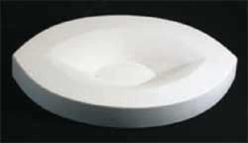 Slumping mold for glass bowls,oval," Ship ",ca. 45 x 26 cm,height ca. 5 cm