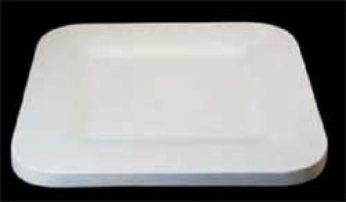 Slumping mold for glass bowls,platters,square,ca. 32/21,5 cm,h. ca. 1 cm
