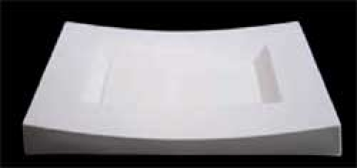 Slumping mold for glass platters,trays,concave,ca. 25 x 45 cm