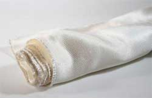 Silicatex fabric,wide prefired,ca. 1 x 0,86 m,thickness ca. 0,9 mm