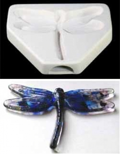 Casting mold " Dragonfly ",inside ca. 15,5 x 11,5 cm