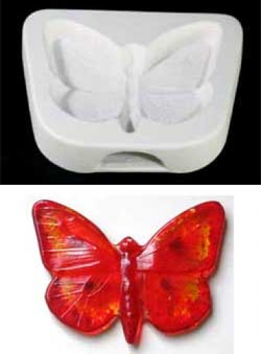Casting mold " Butterfly ",inside ca. 12 x 9,5 cm