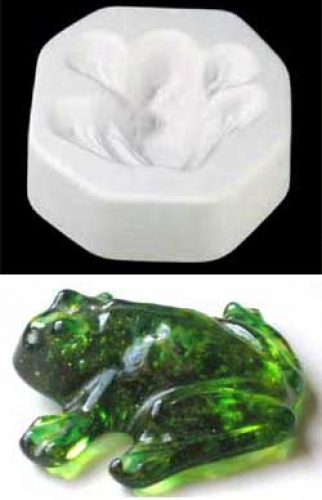 Casting mold " Frog ",inner - Ø ca. 7,5 cm