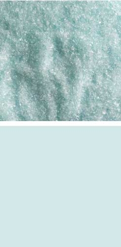 Bullseye fine frit,COE 90,transparent,aqua blue tint,code 1808,ca. 100 g