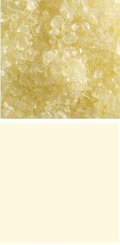 Bullseye coarse frit,COE 90,transparent,pale yellow tint,code 1820,ca. 100 g