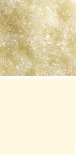 Bullseye medium frit,COE 90,transparent,pale yellow tint,code 1820,ca. 100 g