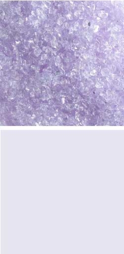 Bullseye medium frit,COE 90,transparent,light neo-lavender shift tint,code 1842,ca. 100 g