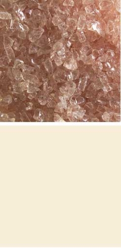 Bullseye coarse frit,COE 90,transparent,rhubarb shift tint,code 1859,ca. 100 g