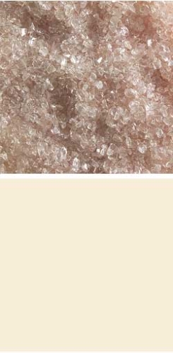 Bullseye medium frit,COE 90,transparent,rhubarb shift tint,code 1859,ca. 100 g