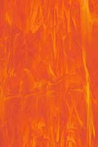 Oceanside Glass,COE 96,Sp 379-1 F,translucent,orange,wispy,ca. 20 x 30 cm,item number 9700298.