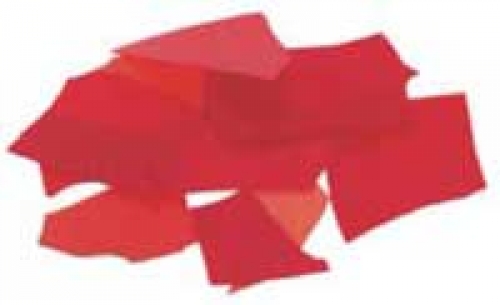 Bullseye confetti,COE 90,red,opalescent,code 0124,ca. 113 g
