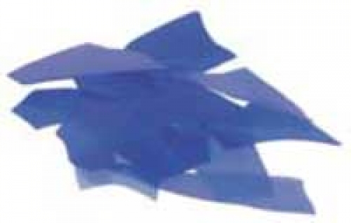 Bullseye confetti,COE 90,cobalt blue,opalescent,code 0114,ca. 113 g