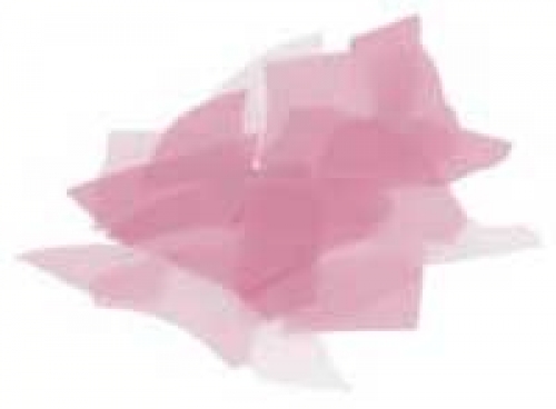 Bullseye confetti,COE 90,pink,opalescent,code 0301,ca. 113 g