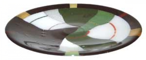Pattern glass bowl " V 110901 " in original size,with firing cycle