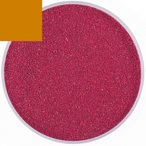 Optul Glass,float frit,granulate 2,fine,COE 82,opaque,orange,code 2025,ca. 1 kg,item number 3590712.