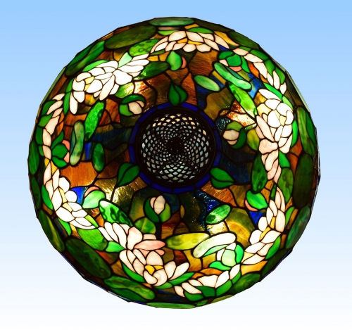 Tischleuchte,Replikatleuchte " Waterlily ",T 1490,Ø ca. 51 cm
