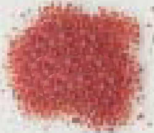 Optul Glass,float frit,granulate 4,medium coarse,COE 82,extra opaque,red,code 2115,100 g