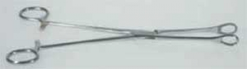 Glass bead holding clamp,stainless steel,large,length ca. 24 cm