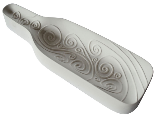 Absenkform Weinflasche " Swirl Tex ",ca. 41 x 12 cm