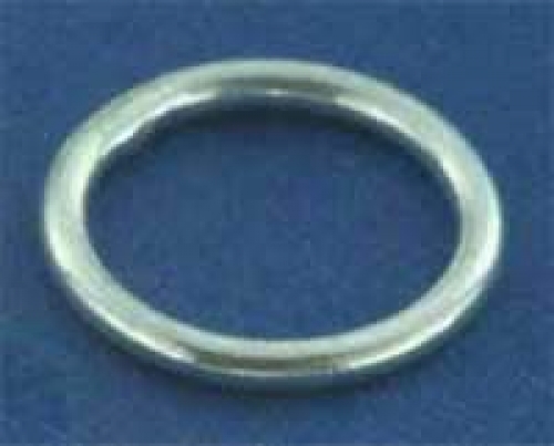 Ring,closed,Sterling Silver,thickness ca. 1 mm,Ø ca. 12 mm