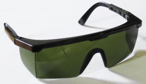 Safty glasses for beadmakers,green,UV / IR,EN175/EN166