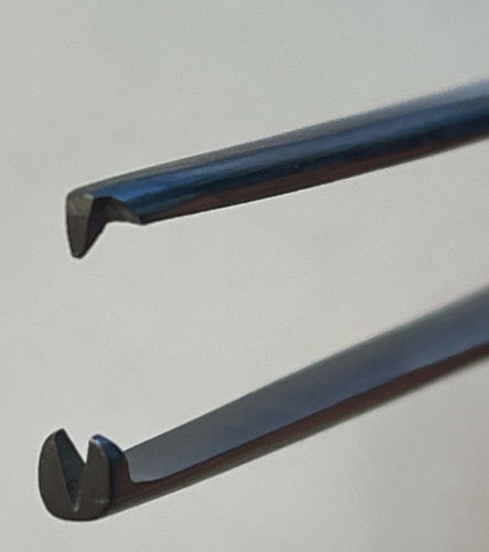 Tweezer for bead holes,stainless steel