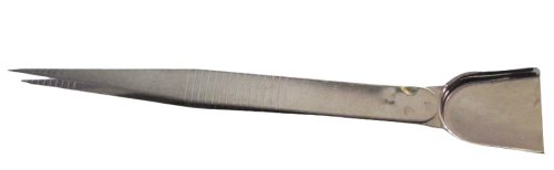 Tweezer with spoon