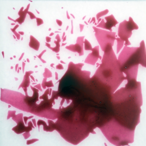 Optul Glass,confetti for float glass,COE 82,transparent,gold ruby,code 4005,ca. 100 g,item number 3591250.