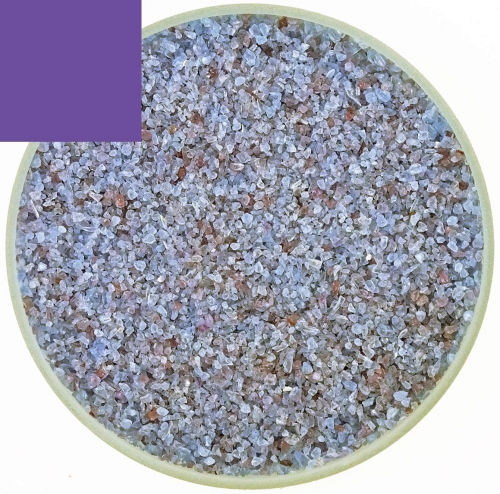 Optul Glass,float frit,granulate 3,medium,COE 82,transparent,gold violet,code 4015,ca. 1 kg,item number 3590013.