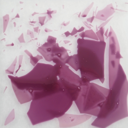 Optul Glass,confetti for float glass,COE 82,opaque,gold pink,code 4025,ca. 100 g,item number 3592050.