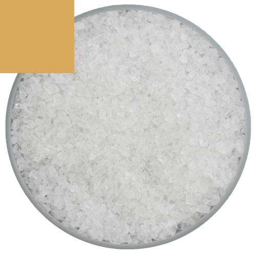Optul Glass,float frit,granulate 4,medium coarse,COE 82,transparent,peach,code 4026,ca. 100 g,item number 3590124.