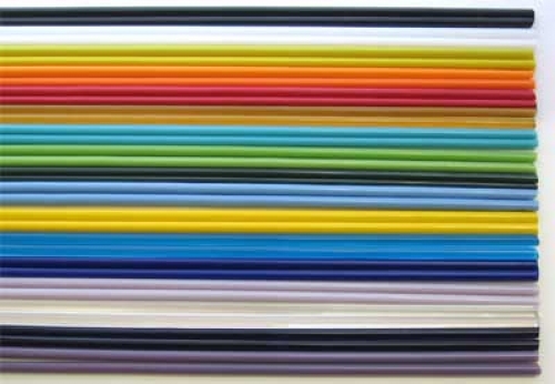 System 96 - Set,Glasstäbe,34 Stücke,17 Farben,Ø 4 - 6 mm