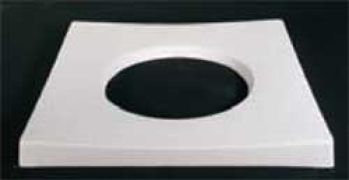 Absenkring,Quadrat,rund,aussen ca. 25 x 25 cm,innen Ø ca. 15 cm