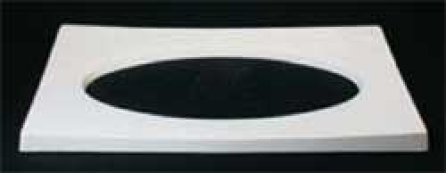 Drop out mold,elipse,outer Ø ca. 45 cm,inner Ø ca. 23 x 35 cm