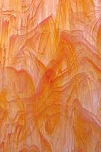 Oceanside Glass,COE 96,Sp 375-1 F,opalescent glass,orange,white,ca. 30 x 30 cm,item number 9700294-30.
