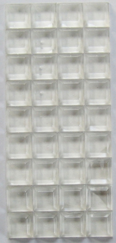 Bumpads,self adhesive,ca. 21 x 21 x 7,6 mm,36 pieces