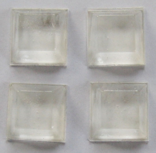 Bumpads,self adhesive,ca. 21 x 21 x 7,6 mm,4 pieces
