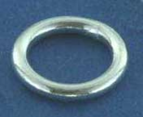 Ring,closed,Sterling Silver,thickness ca. 1 mm,Ø ca. 7 mm