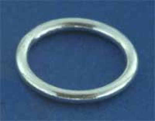 Ring,closed,Sterling Silver,thickness ca. 1,5 mm,Ø ca. 12 mm