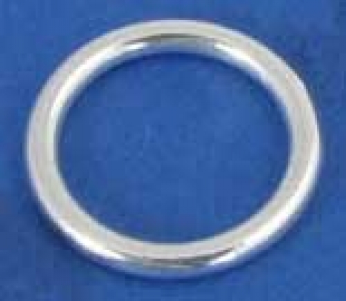 Ring,closed,Sterling Silver,thickness ca. 2 mm,Ø ca. 16 mm