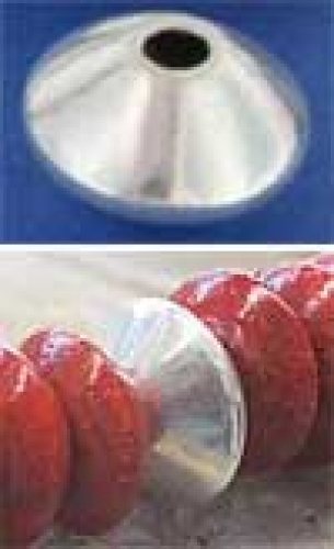 Intermediate parts,Sterling Silver,lenses,high,Ø ca. 10 mm,10 pieces
