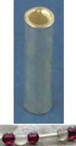 Intermediate parts,Silver,tubes,straight,Ø ca. 2 mm,length ca. 10 mm,10 pcs.
