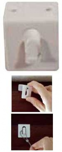 Window clip,window hook,metal,white,1 piece