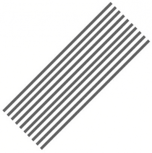 Bead making rods,stainless steel,length ca. 250 mm,Ø ca. 4 mm,10 pcs.