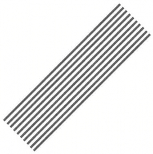Bead making rods,stainless steel,length ca. 250 mm,Ø ca. 3 mm,10 pcs.