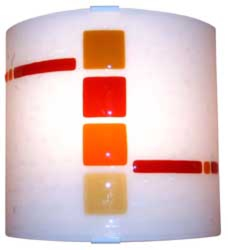 Pattern wall lamp " V 130002 " in original size,with firing cycle