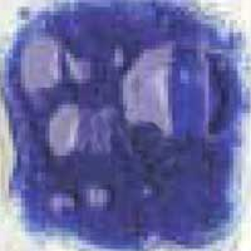 Optul Glass,float bubble powder,COE 82,transparent,cobalt blue,code 0055,ca. 120 g