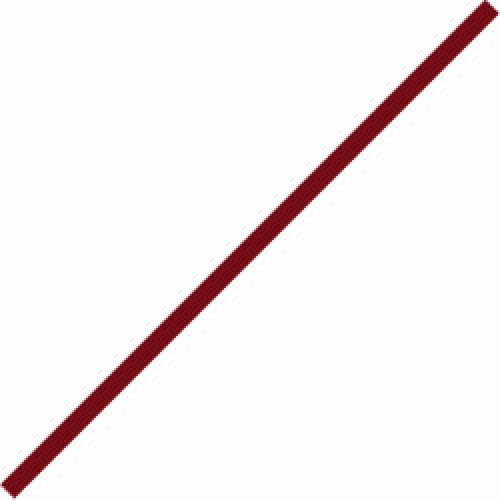 Optul Glass,float stringer,COE 82,transparent,dark red,code 1055,diameter ca. 2 mm,length ca. 25 cm,10 pieces,item number 3589860-25.