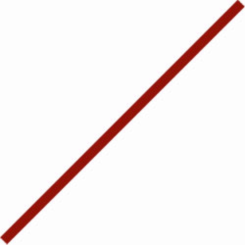 Optul Glass,float stringer,COE 82,extra opaque,red,code 2115,diameter ca. 2 mm,length ca. 25 cm,10 pieces,Item number 3591860-25.